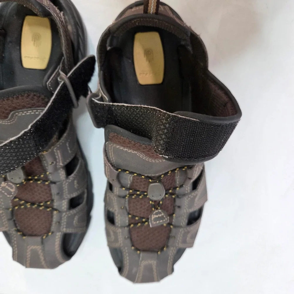 Teva Men's Forebay Water Sandal. Fisherman Shoe Turkish Coffee (Brown) | Size 9